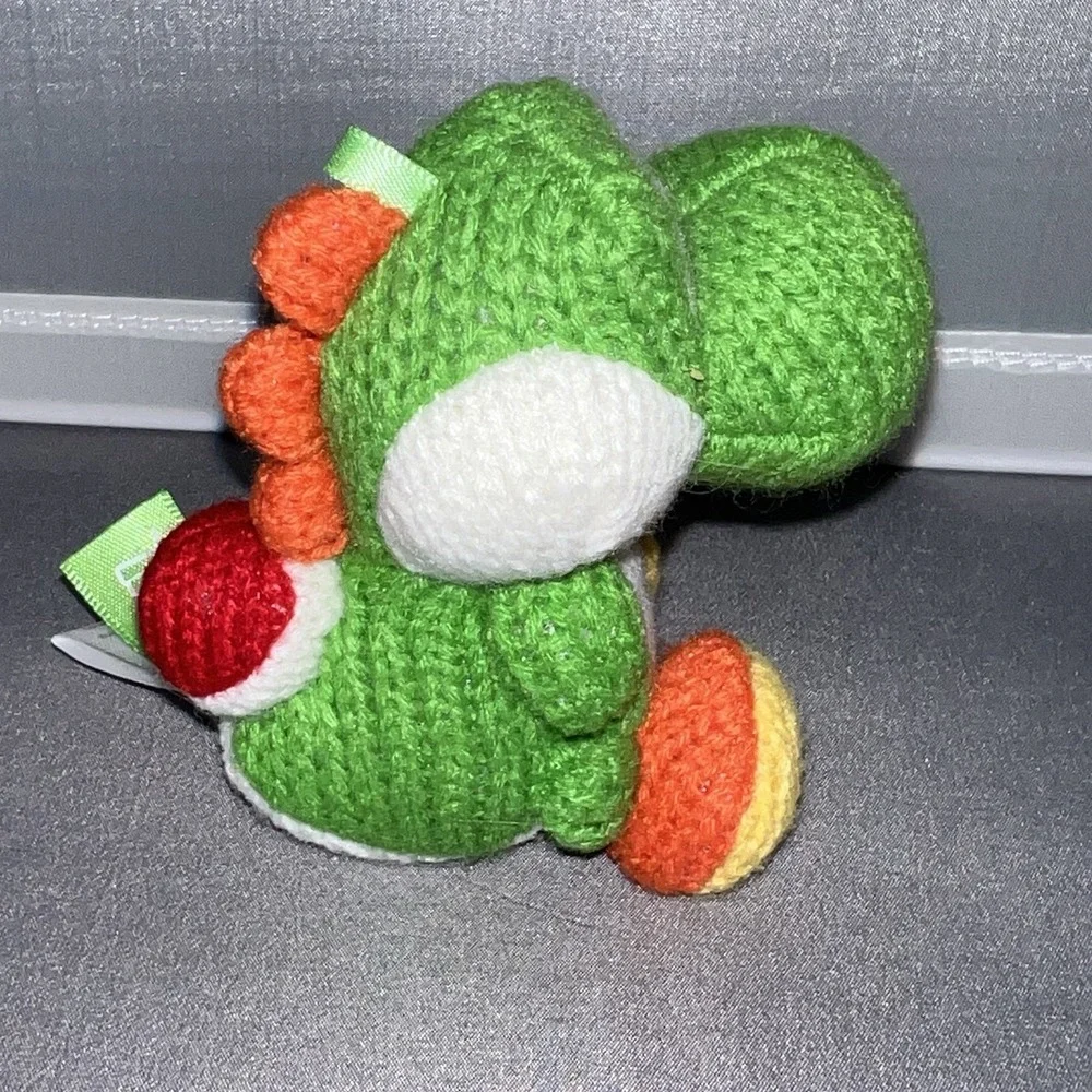 Yoshi Nintendo Switch Amiibo Yoshi's Woolly World Green Yarn 3DS WII U Toy Rare